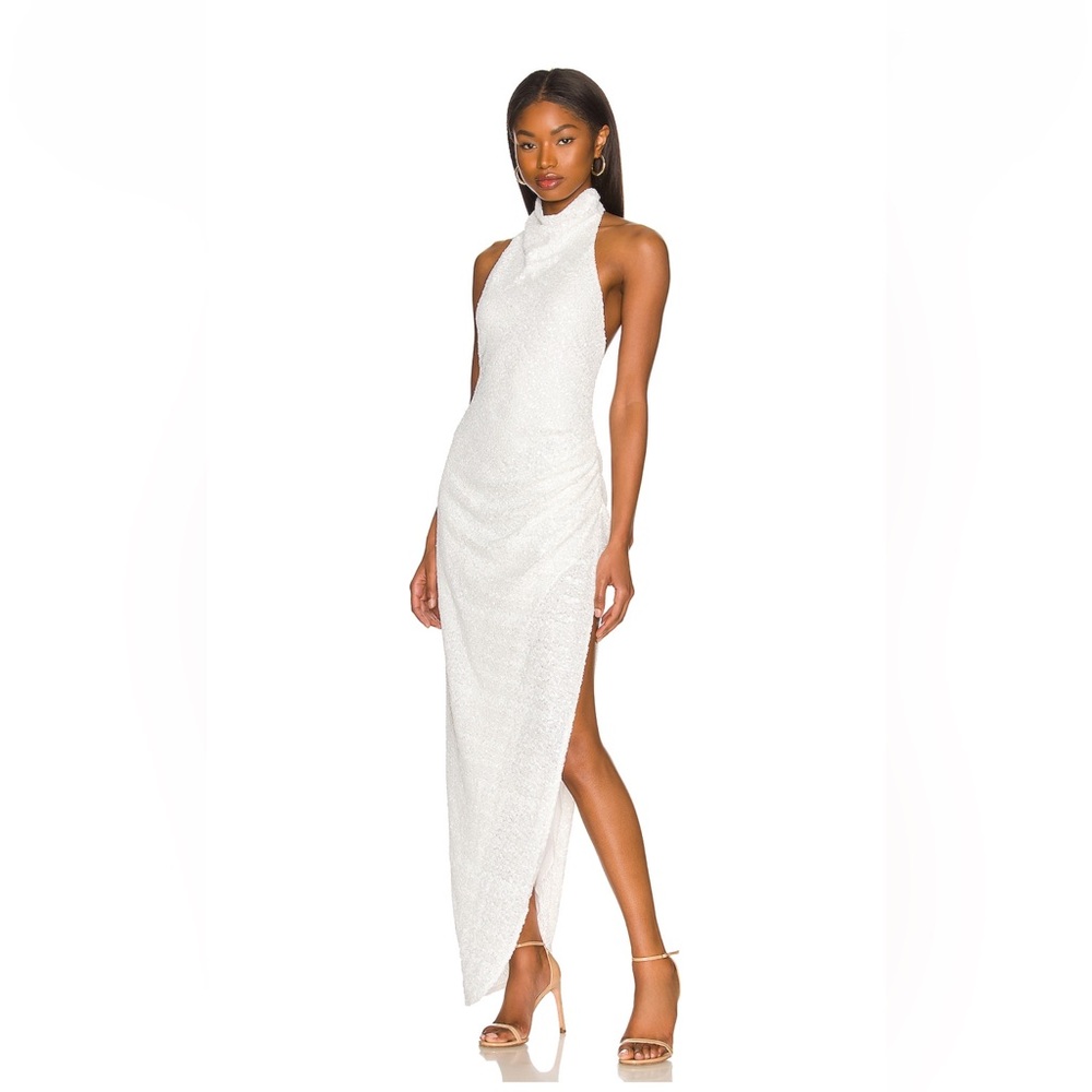 × REVOLVE Samba Gown in White Sequin
Amanda Uprichard